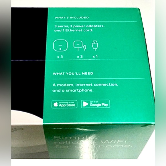 3 Pack eero Mesh WiFi System Router Replacement for Whole Home Coverage - Picture 5 of 10